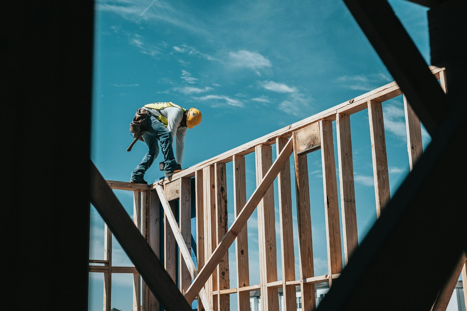 Senior home inspector explains Inspection results with homeowner, handyman holding clipboard and after checking details before renovations home, house improvement interior, Interior design Real estate